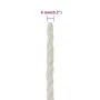 Arbeitsseil aus Polypropylen weiß 6 mm 100 m von vidaXL, Seile und Metallschnüre - Ref: Foro24-153042, Preis: 16,71 €, Rabatt: %