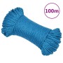 Cuerda de trabajo polipropileno azul 8 mm 100 m de vidaXL, Sogas y cuerdas metálicas - Ref: Foro24-152969, Precio: 21,22 €, D...
