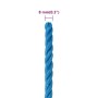 Cuerda de trabajo polipropileno azul 8 mm 100 m de vidaXL, Sogas y cuerdas metálicas - Ref: Foro24-152969, Precio: 21,22 €, D...
