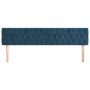 Headboards 2 units of dark blue velvet 90x7x78/88 cm by vidaXL, Headboards and footboards - Ref: Foro24-346380, Price: 83,76 ...