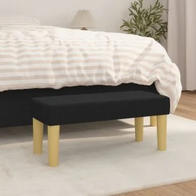Black fabric bench 70x30x30 cm by vidaXL, Banks - Ref: Foro24-346626, Price: 32,08 €, Discount: %