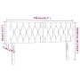 Kopfteile 2 Einheiten dunkelbrauner Stoff 72x7x78/88 cm von vidaXL, Kopf- und Fußteile - Ref: Foro24-346343, Preis: 70,81 €, ...