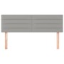 Headboards 2 units light gray fabric 72x5x78/88 cm by vidaXL, Headboards and footboards - Ref: Foro24-346144, Price: 64,51 €,...