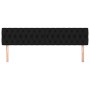 Headboards 2 units of black fabric 90x7x78/88 cm by vidaXL, Headboards and footboards - Ref: Foro24-346370, Price: 67,45 €, D...