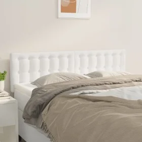 Headboards 2 units white synthetic leather 72x5x78/88 cm by vidaXL, Headboards and footboards - Ref: Foro24-346465, Price: 72...