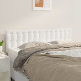 Kopfteile 2 Einheiten weißes Kunstleder 72x5x78/88 cm von vidaXL, Kopf- und Fußteile - Ref: Foro24-346465, Preis: 74,58 €, Ra...