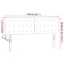 Kopfteile 2 Einheiten weißes Kunstleder 72x5x78/88 cm von vidaXL, Kopf- und Fußteile - Ref: Foro24-346465, Preis: 74,58 €, Ra...
