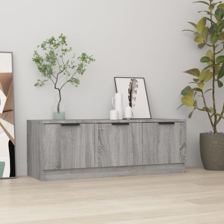 Mueble de TV madera contrachapada gris Sonoma 102x35x36,5 cm de vidaXL, Muebles TV - Ref: Foro24-817082, Precio: 68,93 €, Des...