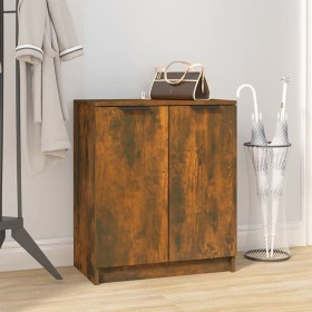 Shoe cabinet made of smoked oak plywood, 59x35x70 cm by vidaXL, Shoe racks and shoe organizers - Ref: Foro24-817102, Price: 5...