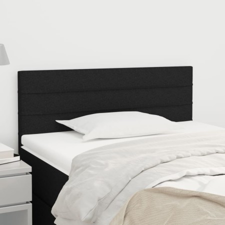 Kopfteil aus schwarzem Stoff, 100 x 5 x 78/88 cm von vidaXL, Kopf- und Fußteile - Ref: Foro24-346132, Preis: 33,37 €, Rabatt: %