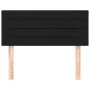 Cabecero de tela negro 100x5x78/88 cm de vidaXL, Cabeceros y pies de cama - Ref: Foro24-346132, Precio: 34,87 €, Descuento: %
