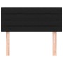 Kopfteil aus schwarzem Stoff, 100 x 5 x 78/88 cm von vidaXL, Kopf- und Fußteile - Ref: Foro24-346132, Preis: 33,37 €, Rabatt: %