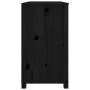 Solid black pine wood auxiliary cabinet 100x40x72 cm by vidaXL, Sideboards - Ref: Foro24-821768, Price: 172,26 €, Discount: %