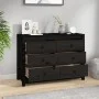 Armario auxiliar madera maciza de pino negro 100x40x72 cm de vidaXL, Aparadores - Ref: Foro24-821768, Precio: 169,93 €, Descu...