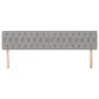 Headboards 2 units of light gray fabric 90x7x78/88 cm by vidaXL, Headboards and footboards - Ref: Foro24-346368, Price: 58,41...