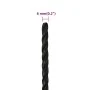 Black polypropylene work rope 6 mm 25 m by vidaXL, Ropes and metal cords - Ref: Foro24-153001, Price: 9,35 €, Discount: %