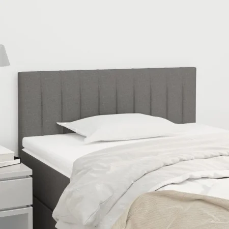 Kopfteil aus dunkelgrauem Stoff, 100 x 5 x 78/88 cm von vidaXL, Kopf- und Fußteile - Ref: Foro24-346229, Preis: 46,79 €, Raba...