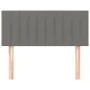 Kopfteil aus dunkelgrauem Stoff, 100 x 5 x 78/88 cm von vidaXL, Kopf- und Fußteile - Ref: Foro24-346229, Preis: 46,79 €, Raba...