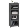 Solid gray pine wood shelf 50 x 35 x 125.5 cm by vidaXL, Bookcases and shelves - Ref: Foro24-821711, Price: 113,18 €, Discoun...