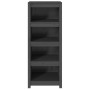 Regal aus massivem, grauem Kiefernholz, 50 x 35 x 125,5 cm von vidaXL, Bücherregale und Regale - Ref: Foro24-821711, Preis: 1...