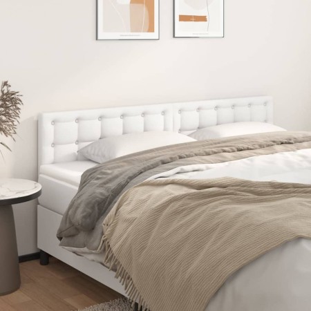Kopfteile 2 Einheiten aus weißem Kunstleder 80x5x78/88 cm von vidaXL, Kopf- und Fußteile - Ref: Foro24-346485, Preis: 61,77 €...