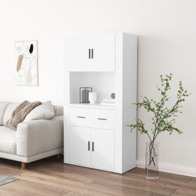 Aparador alto madera contrachapada blanco Aparador alto madera contrachapada blanco