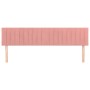 Cabeceros 2 unidades de terciopelo rosa 80x5x78/88 cm de vidaXL, Cabeceros y pies de cama - Ref: Foro24-346269, Precio: 54,39...