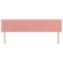 Cabeceros 2 unidades de terciopelo rosa 80x5x78/88 cm de vidaXL, Cabeceros y pies de cama - Ref: Foro24-346269, Precio: 52,72...