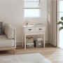 Solid white pine wood console table 76.5x40x75 cm by vidaXL, Side tables - Ref: Foro24-821750, Price: 81,47 €, Discount: %
