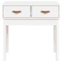Solid white pine wood console table 76.5x40x75 cm by vidaXL, Side tables - Ref: Foro24-821750, Price: 81,47 €, Discount: %