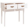 Konsolentisch aus massivem weißem Kiefernholz, 76,5 x 40 x 75 cm von vidaXL, Seitentische - Ref: Foro24-821750, Preis: 81,47 ...
