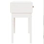 Solid white pine wood console table 76.5x40x75 cm by vidaXL, Side tables - Ref: Foro24-821750, Price: 81,47 €, Discount: %