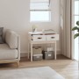 Solid white pine wood console table 76.5x40x75 cm by vidaXL, Side tables - Ref: Foro24-821750, Price: 81,47 €, Discount: %