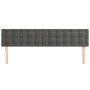 Kopfteile 2 Einheiten aus dunkelgrauem Samt 80x5x78/88 cm von vidaXL, Kopf- und Fußteile - Ref: Foro24-346491, Preis: 70,29 €...