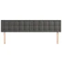 Kopfteile 2 Einheiten aus dunkelgrauem Samt 80x5x78/88 cm von vidaXL, Kopf- und Fußteile - Ref: Foro24-346491, Preis: 67,88 €...