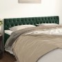 Headboards 2 units of dark green velvet 100x7x78/88 cm by vidaXL, Headboards and footboards - Ref: Foro24-346393, Price: 91,0...