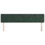Headboards 2 units of dark green velvet 100x7x78/88 cm by vidaXL, Headboards and footboards - Ref: Foro24-346393, Price: 91,0...
