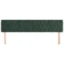 Headboards 2 units of dark green velvet 100x7x78/88 cm by vidaXL, Headboards and footboards - Ref: Foro24-346393, Price: 84,3...