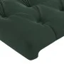 Kopfteile 2 Einheiten aus dunkelgrünem Samt 100x7x78/88 cm von vidaXL, Kopf- und Fußteile - Ref: Foro24-346393, Preis: 93,40 ...