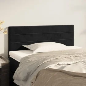 Kopfteil aus schwarzem Samt, 80x5x78/88 cm von vidaXL, Kopf- und Fußteile - Ref: Foro24-346112, Preis: 31,27 €, Rabatt: %