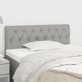 Cabecero de tela gris claro 100x7x78/88 cm de vidaXL, Cabeceros y pies de cama - Ref: Foro24-346326, Precio: 38,89 €, Descuen...