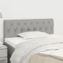 Light gray fabric headboard 100x7x78/88 cm by vidaXL, Headboards and footboards - Ref: Foro24-346326, Price: 38,89 €, Discoun...