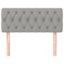 Kopfteil aus hellgrauem Stoff, 100 x 7 x 78/88 cm von vidaXL, Kopf- und Fußteile - Ref: Foro24-346326, Preis: 39,35 €, Rabatt: %