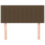 Kopfteil aus dunkelbraunem Stoff, 90 x 5 x 78/88 cm von vidaXL, Kopf- und Fußteile - Ref: Foro24-346217, Preis: 39,55 €, Raba...