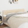 Headboards 2 units of cream-colored fabric 100x7x78/88 cm by vidaXL, Headboards and footboards - Ref: Foro24-346387, Price: 8...