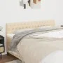 Headboards 2 units of cream-colored fabric 100x7x78/88 cm by vidaXL, Headboards and footboards - Ref: Foro24-346387, Price: 7...