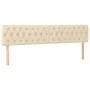 Headboards 2 units of cream-colored fabric 100x7x78/88 cm by vidaXL, Headboards and footboards - Ref: Foro24-346387, Price: 7...