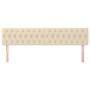 Headboards 2 units of cream-colored fabric 100x7x78/88 cm by vidaXL, Headboards and footboards - Ref: Foro24-346387, Price: 8...