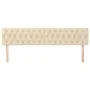 Headboards 2 units of cream-colored fabric 100x7x78/88 cm by vidaXL, Headboards and footboards - Ref: Foro24-346387, Price: 7...