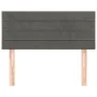 Dark gray velvet headboard 90x5x78/88 cm by vidaXL, Headboards and footboards - Ref: Foro24-346125, Price: 38,74 €, Discount: %